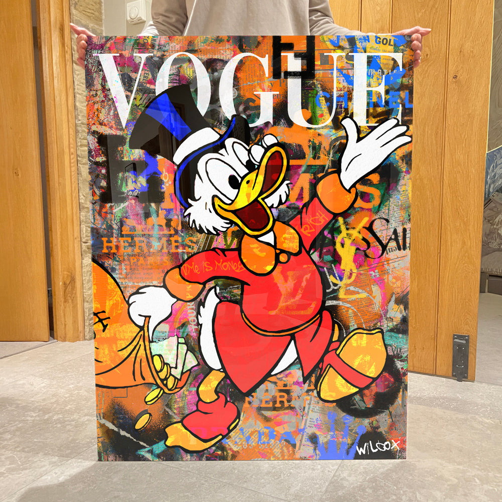 Scrooge McDuck Pop Art Graffiti