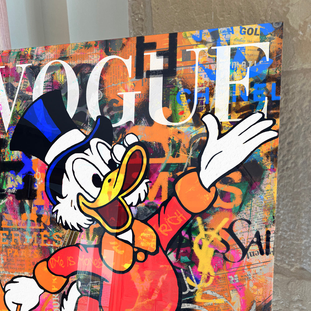 Scrooge McDuck Pop Art Graffiti