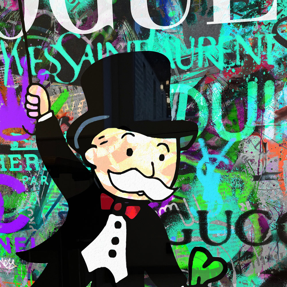 Mr. Monopoly Pop Art Graffiti