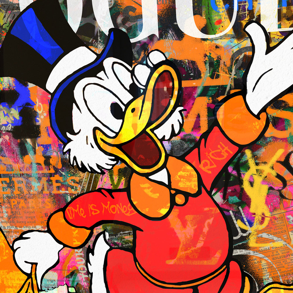 Scrooge McDuck Pop Art Graffiti