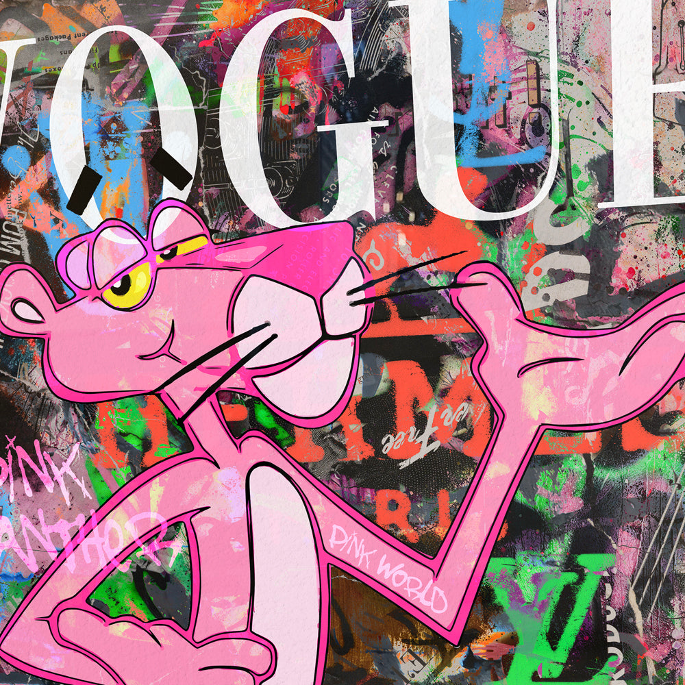 Pink Panther Pop Art Graffiti