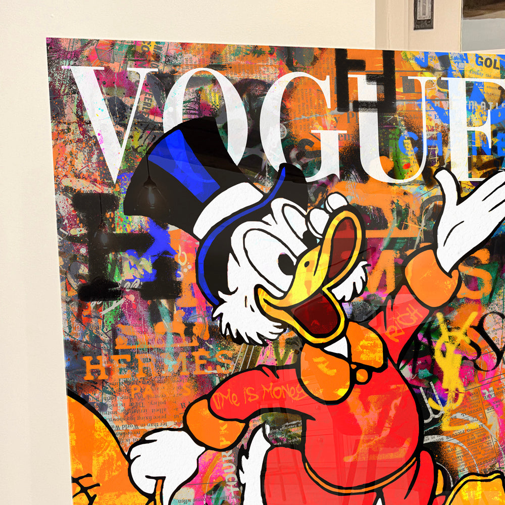 Scrooge McDuck Pop Art Graffiti