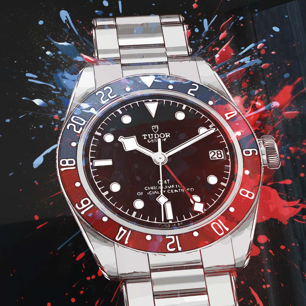 Tudor "Black Bay GMT Pepsi"