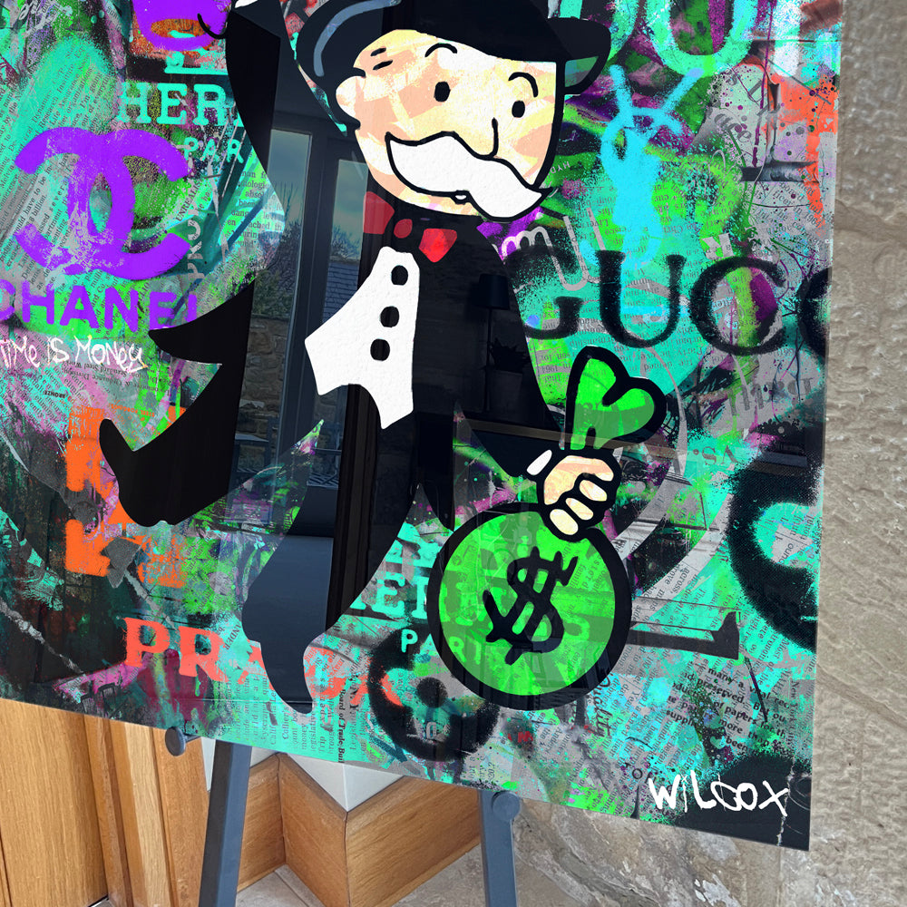 Mr. Monopoly Pop Art Graffiti