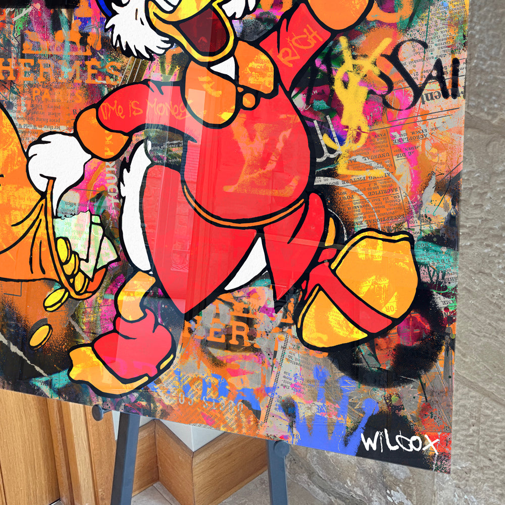 Scrooge McDuck Pop Art Graffiti