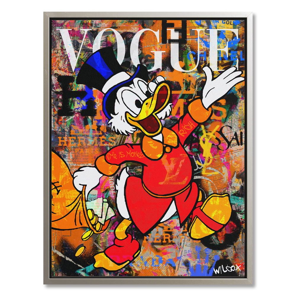 Scrooge McDuck Pop Art Graffiti