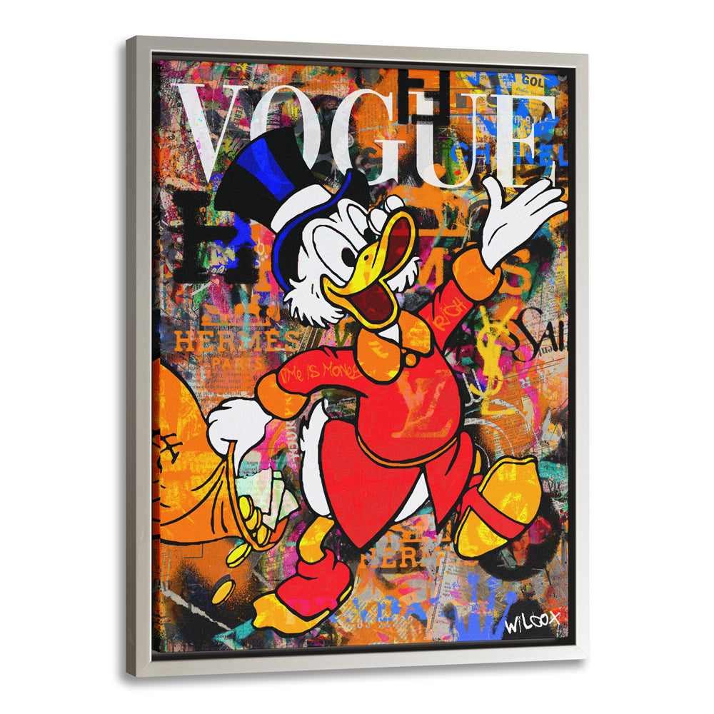 Scrooge McDuck Pop Art Graffiti