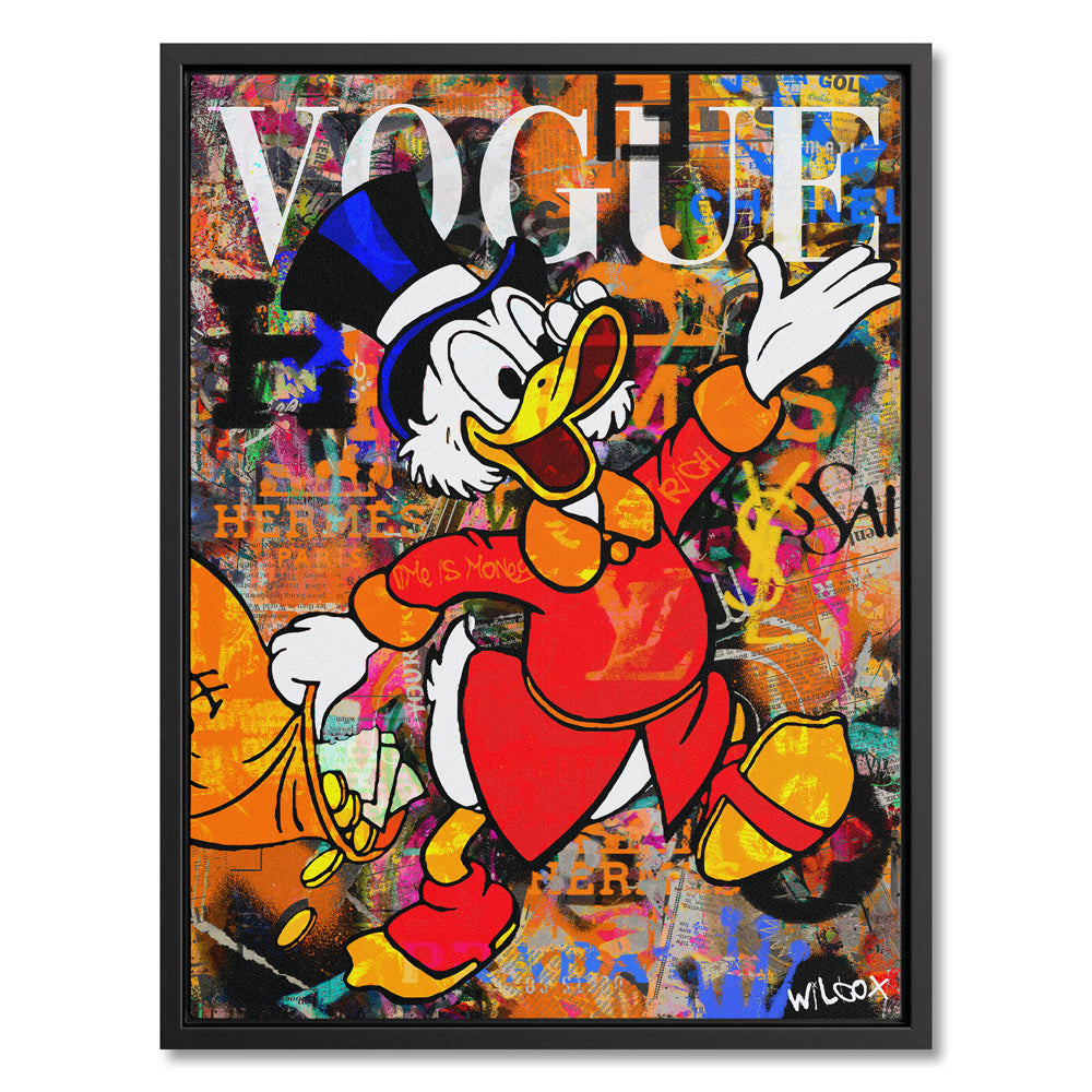 Scrooge McDuck Pop Art Graffiti