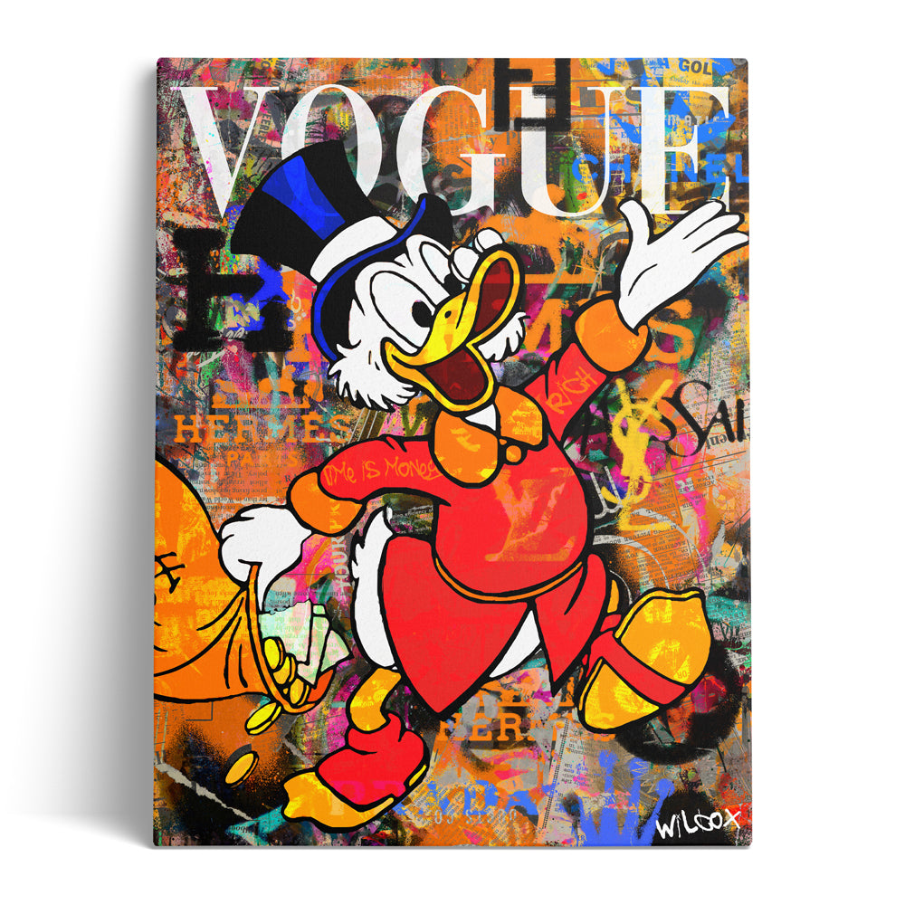 Scrooge McDuck Pop Art Graffiti