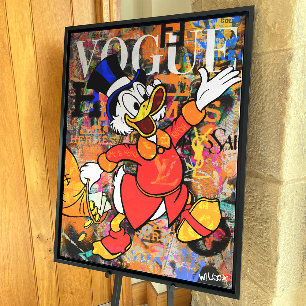 Scrooge McDuck Pop Art Graffiti