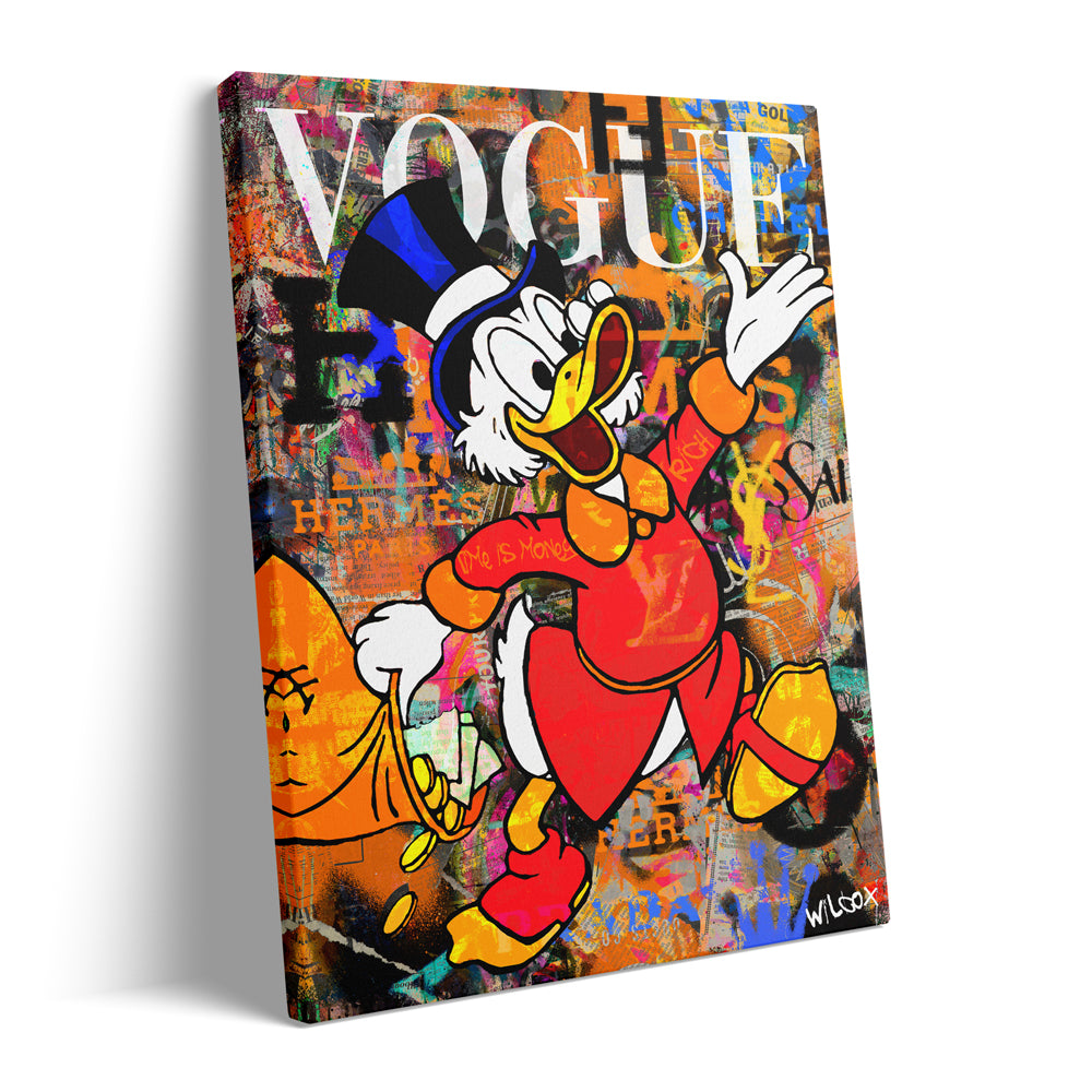 Scrooge McDuck Pop Art Graffiti