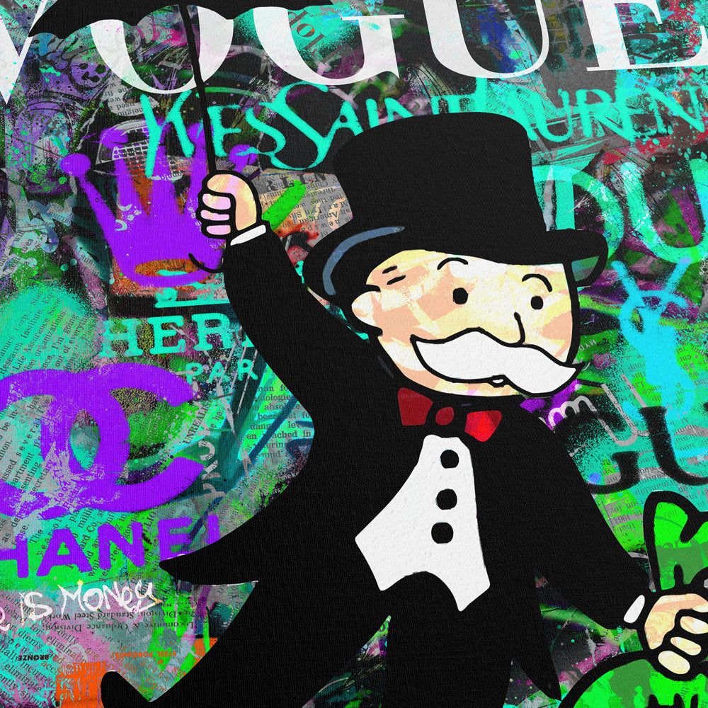 Mr. Monopoly Pop Art Graffiti