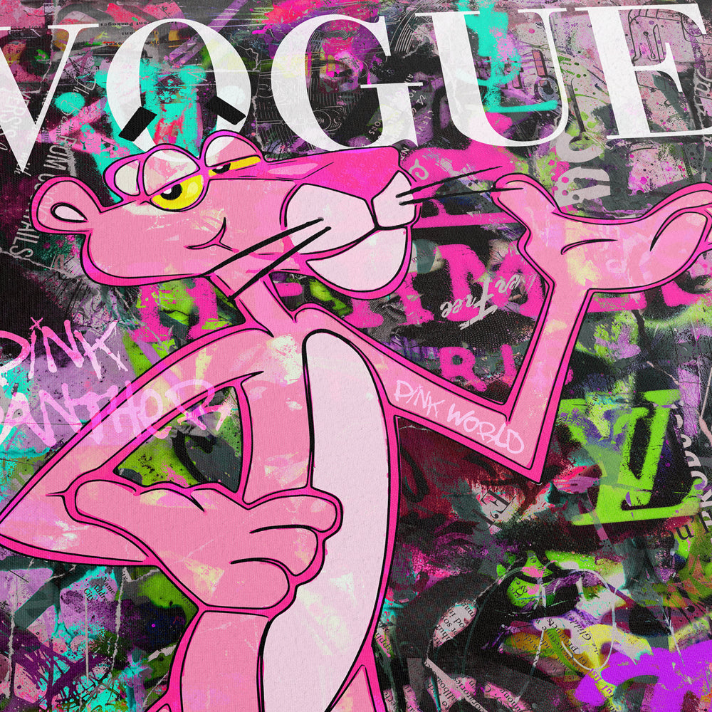 Pink Panther Pop Art Graffiti V2