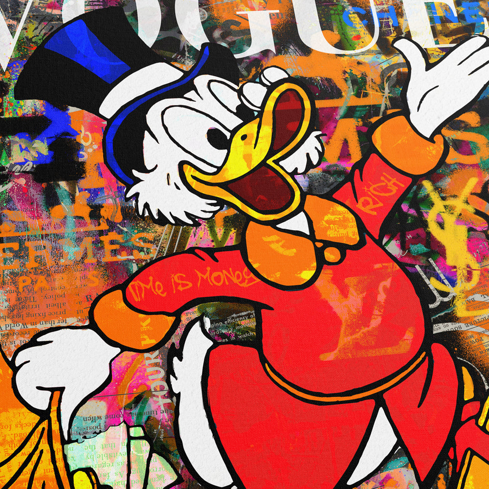 Scrooge McDuck Pop Art Graffiti