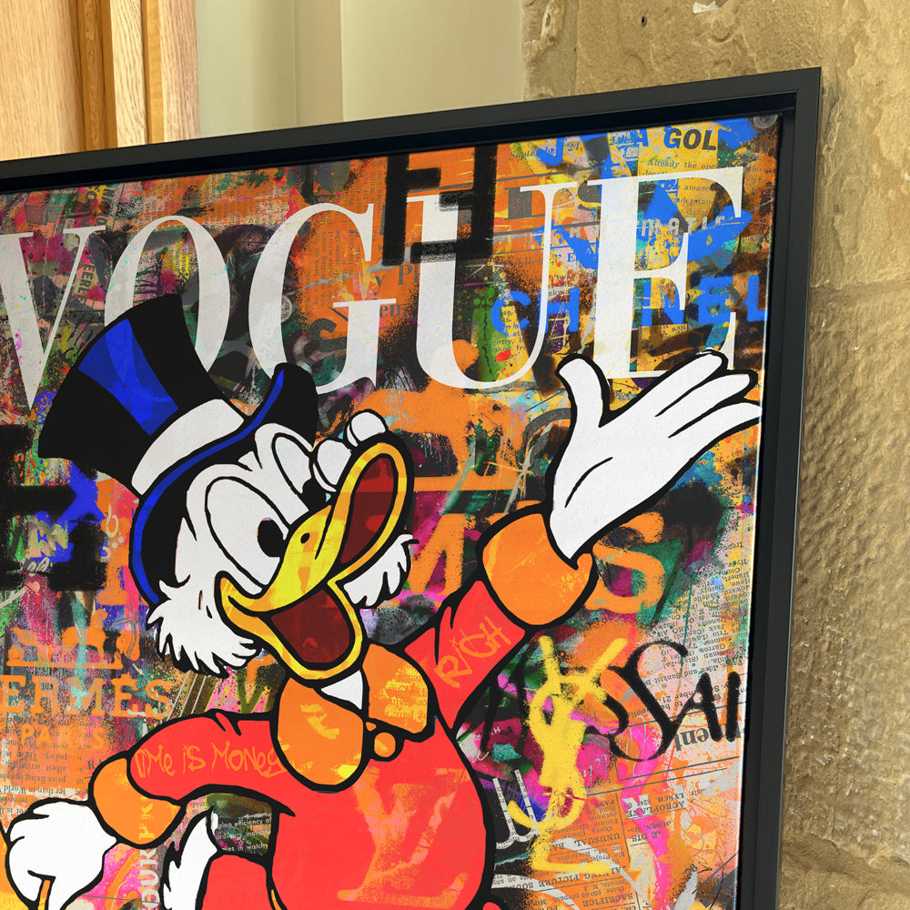 Scrooge McDuck Pop Art Graffiti