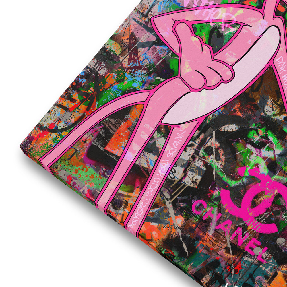 Pink Panther Pop Art Graffiti