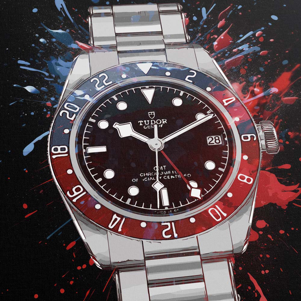 Tudor "Black Bay GMT Pepsi"