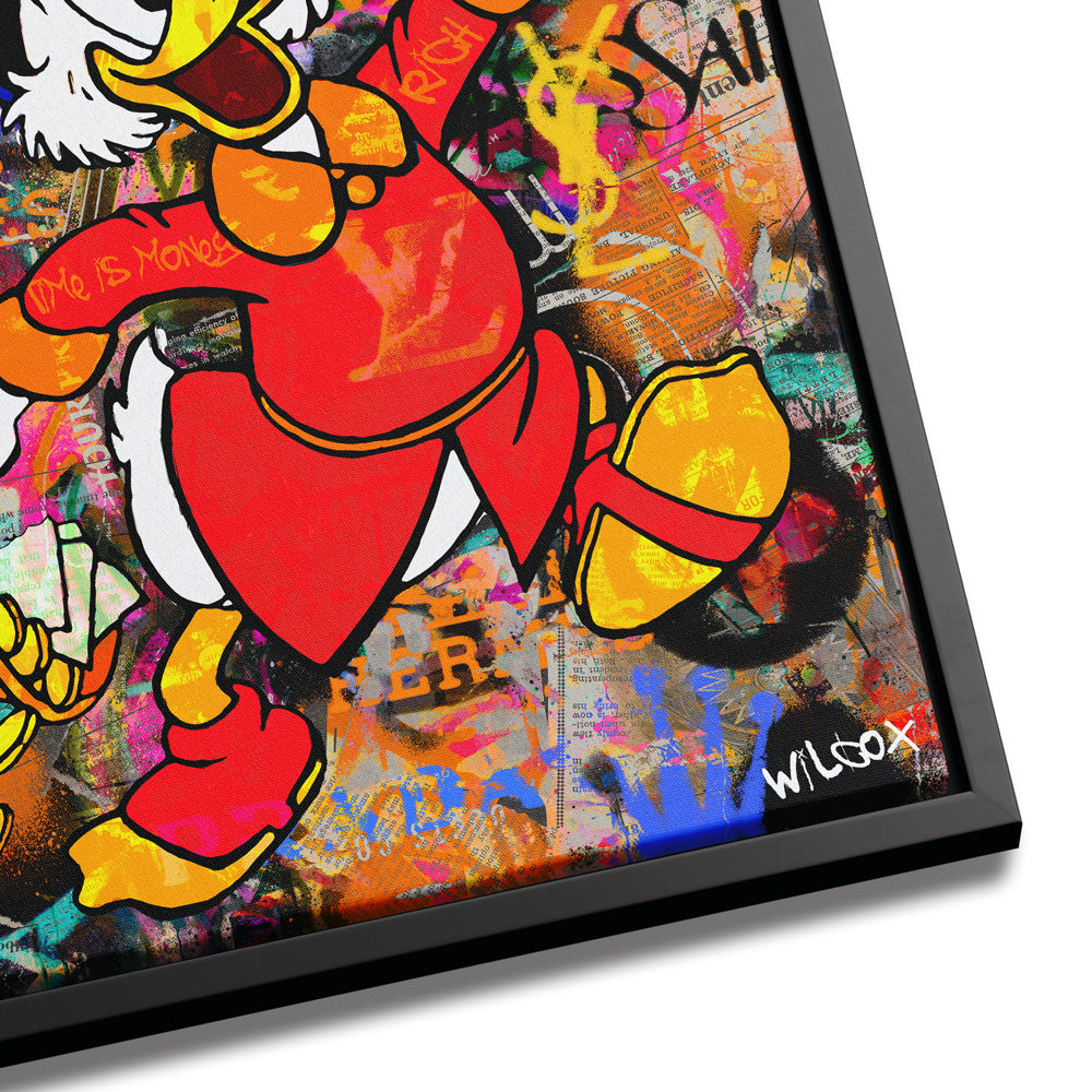 Scrooge McDuck Pop Art Graffiti