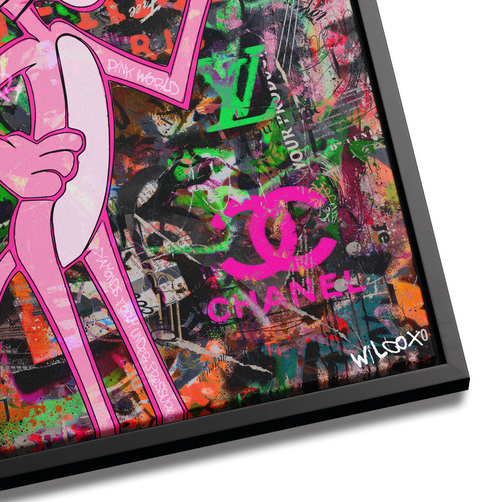 Pink Panther Pop Art Graffiti