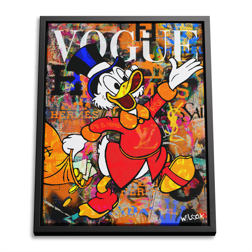 Scrooge McDuck Pop Art Graffiti