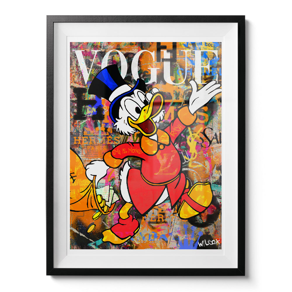 Scrooge McDuck Pop Art Graffiti