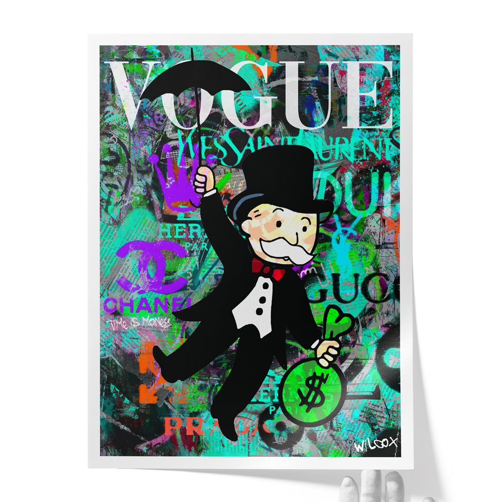 Mr. Monopoly Pop Art Graffiti