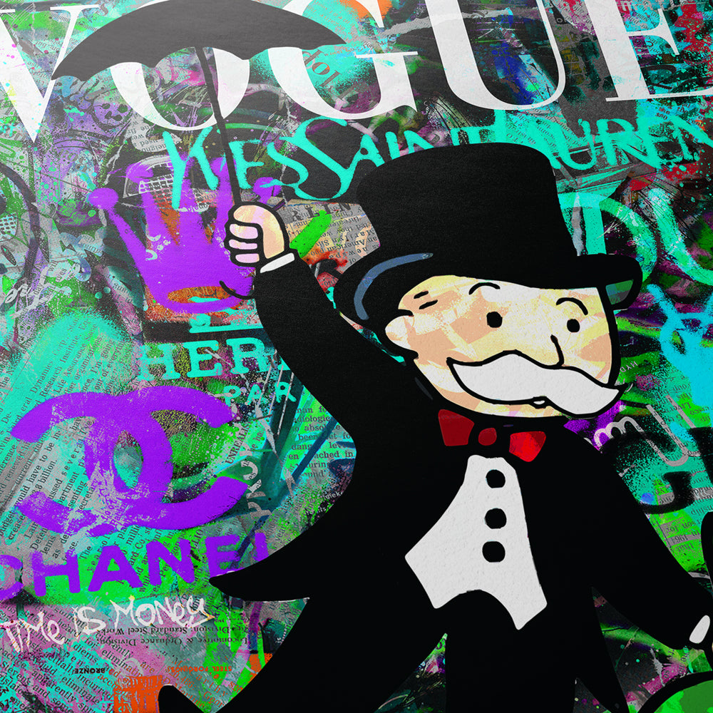 Mr. Monopoly Pop Art Graffiti