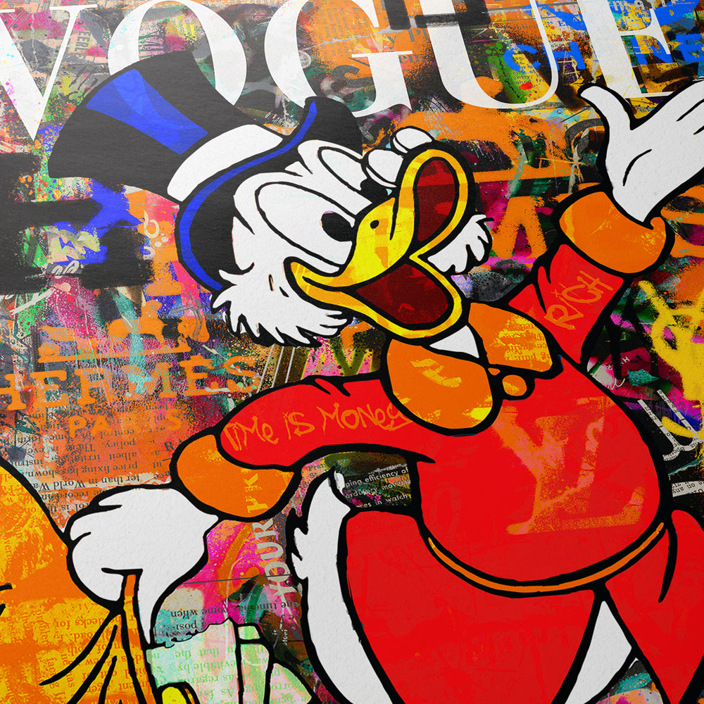 Scrooge McDuck Pop Art Graffiti