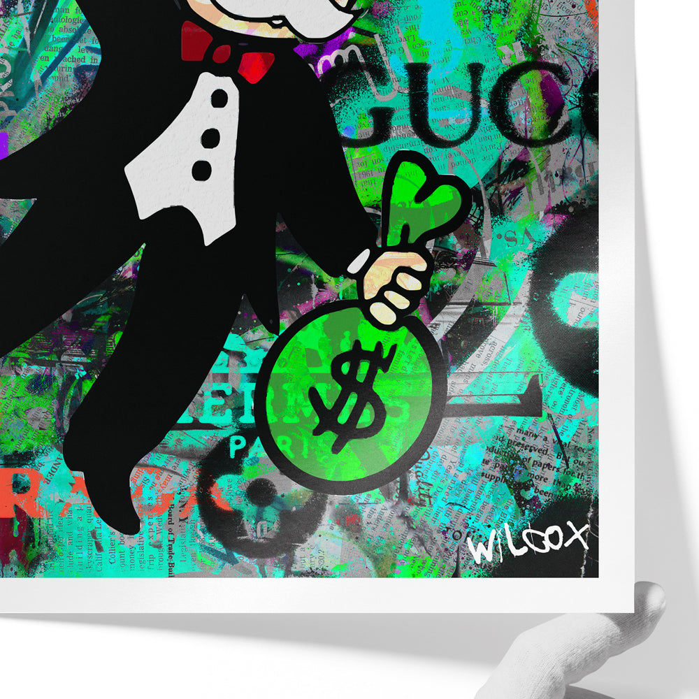 Mr. Monopoly Pop Art Graffiti