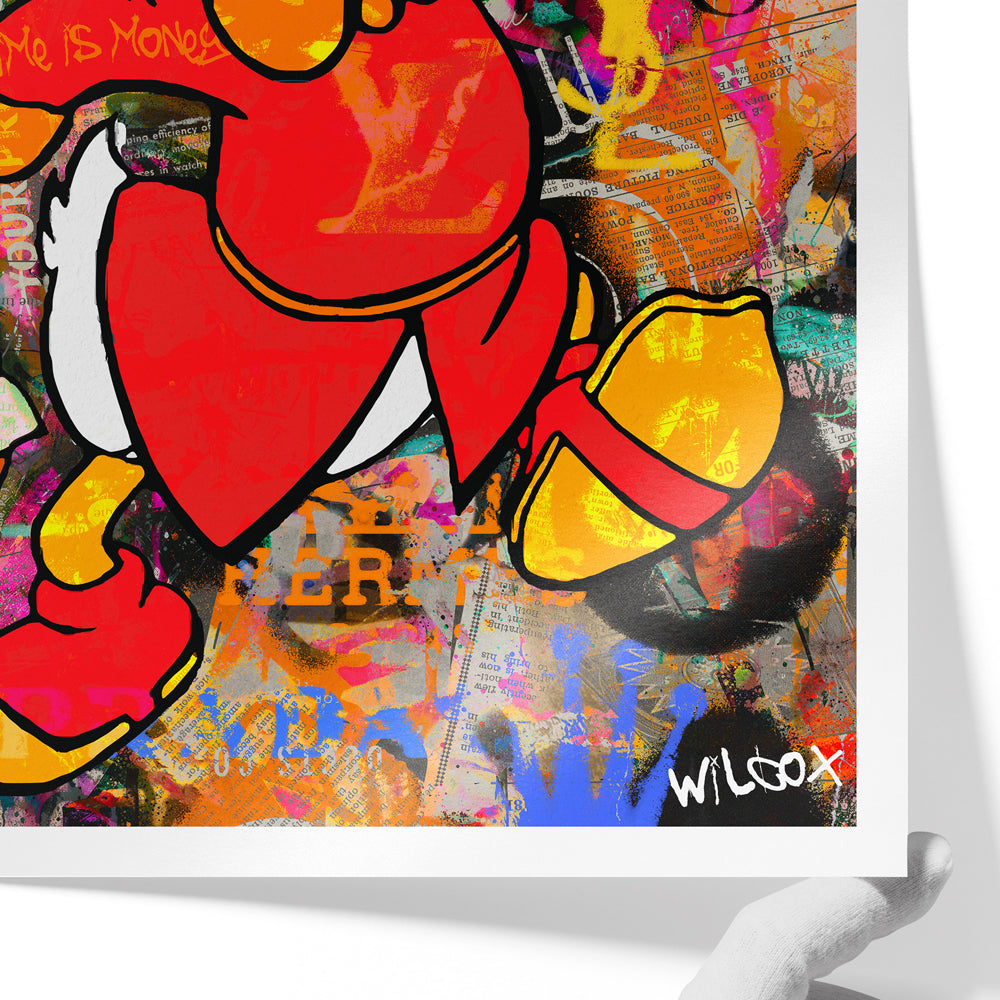 Scrooge McDuck Pop Art Graffiti