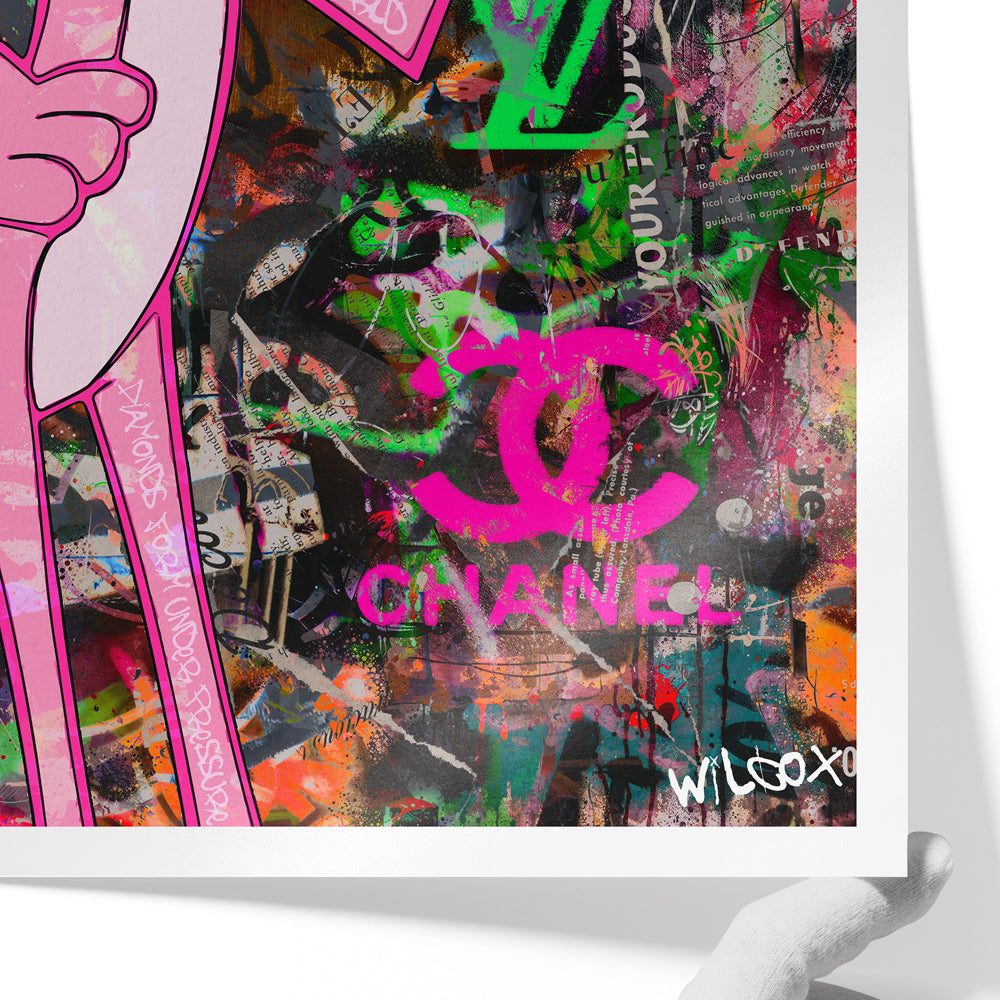 Pink Panther Pop Art Graffiti