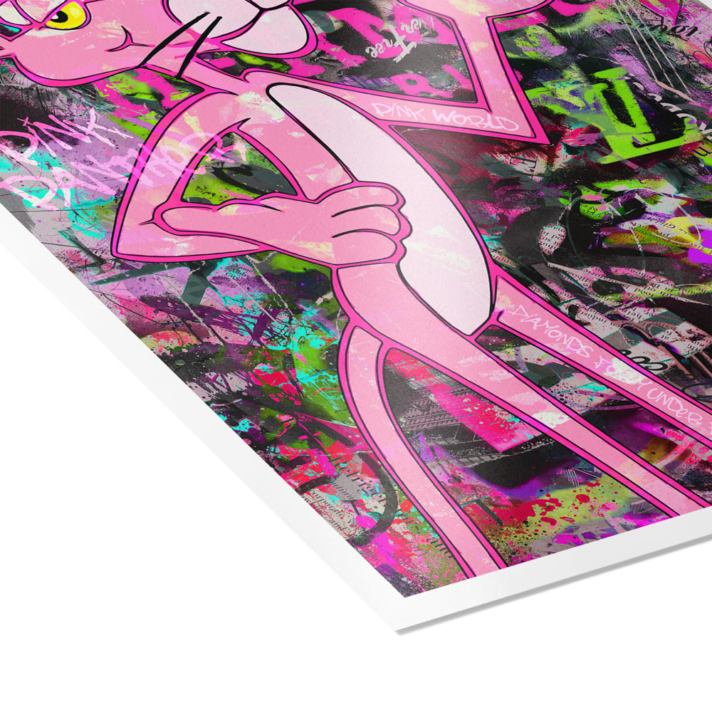 Pink Panther Pop Art Graffiti V2