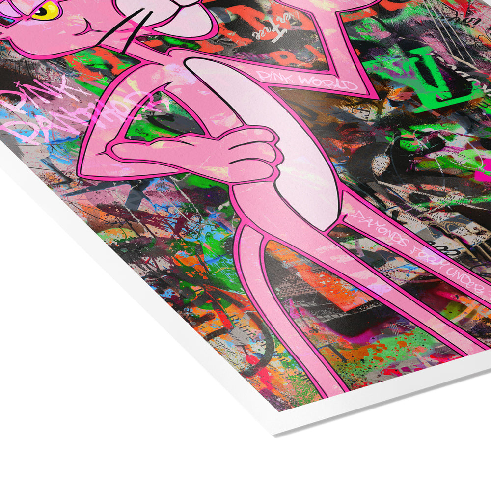 Pink Panther Pop Art Graffiti